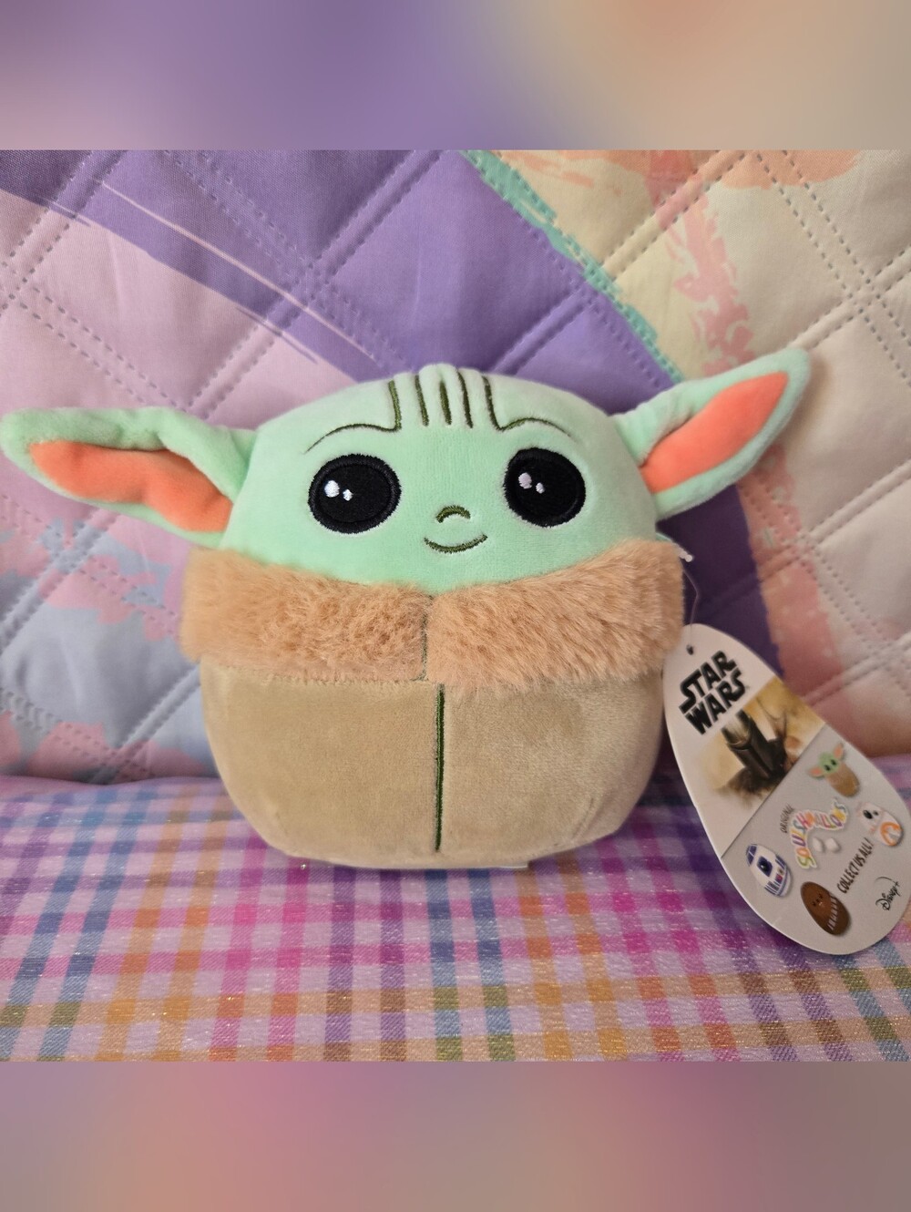 Baby Grogu 10.5" Squishmallow Plush NWT Disney Star Wars Mandalorian